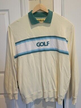 Golf Wang x Tyler The Creator Cream Pullover Longsleeve Polo XL